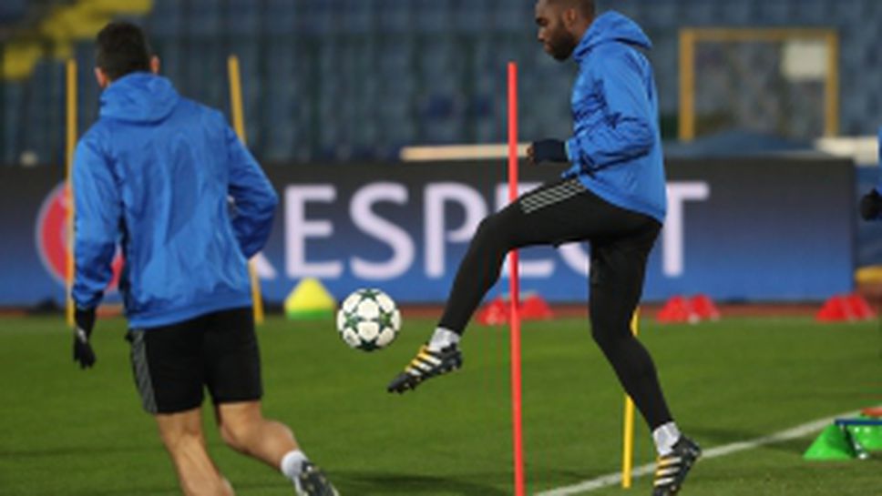 ФК Базел с тренировка на стадион "Васил Левски"