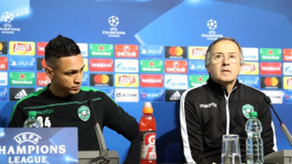 Пресконференция на Георги Дерменджиев и Марселиньо преди мача с Базел