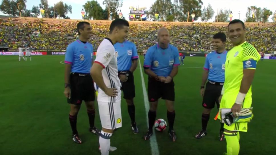 Куриоз беляза мача Колумбия - Парагвай (видео)