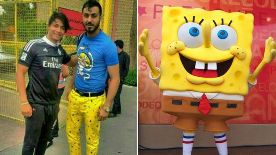В Иран наказаха вратар за шест месеца заради гащи на Спондж Боб