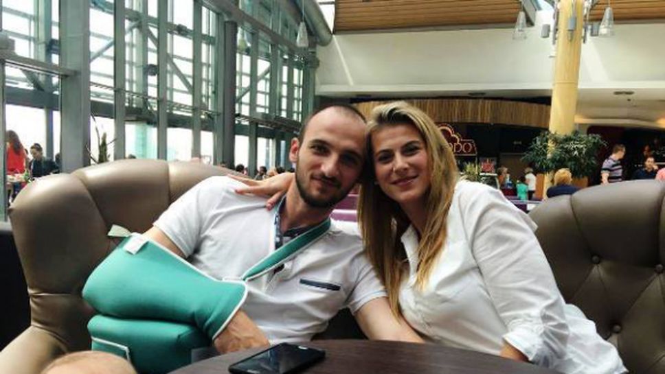 Волейболистът Теодор Тодоров и съпругата му Каролина: Късметлии сме, че се срещнахме