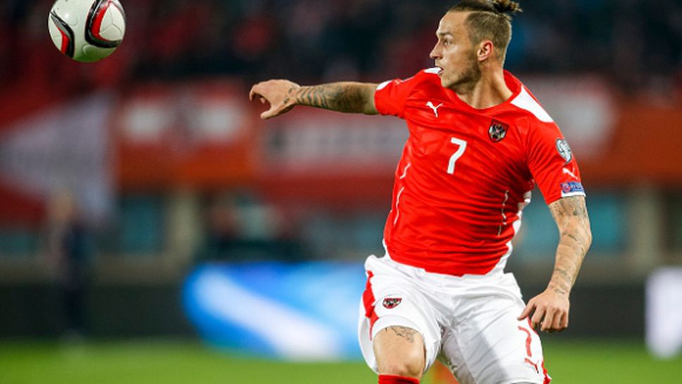 Австрийски нападател възстановен от контузия за мача с Унгария