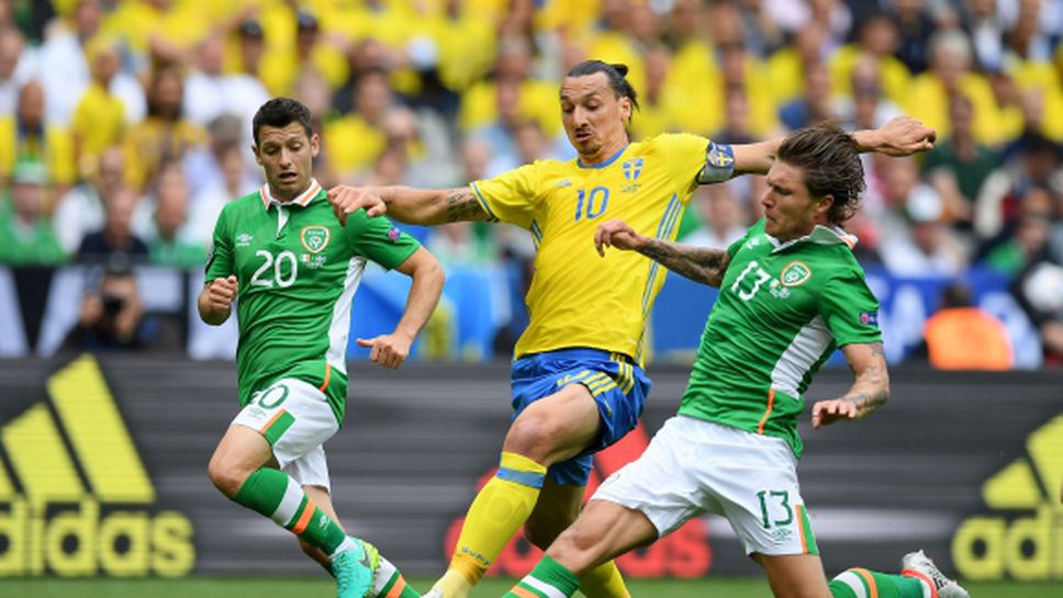 Магията "Златан": Швеция стигна до 1:1 без удар във вратата (видео)