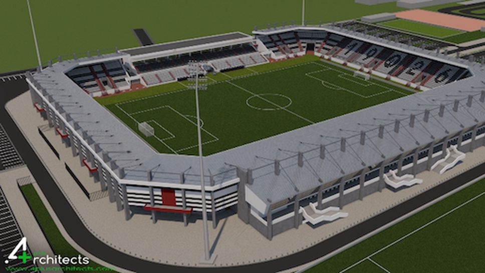 Локо (Пд) представи идейния план за нов стадион (СНИМКИ)