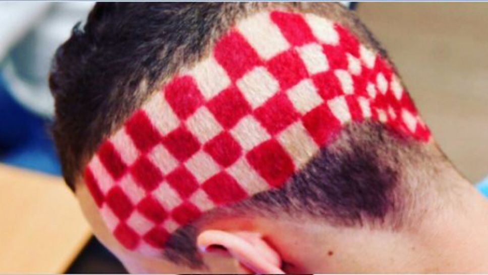 Звезда на Хърватия с "шахматна дъска" на главата