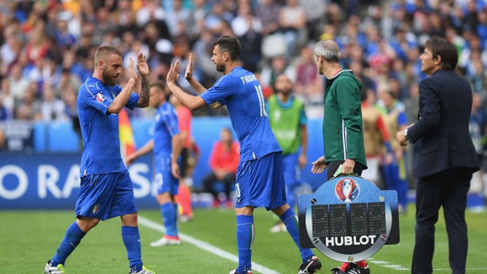 Дупка зейна в халфовата линия на Италия преди мача с Германия