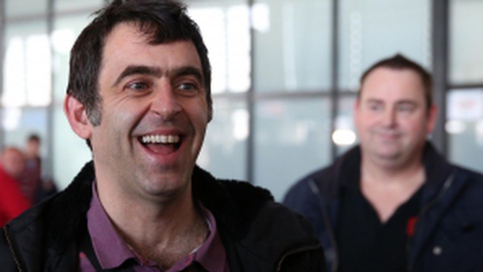 Рони О'Съливан и Джими Уайт, вече са в София