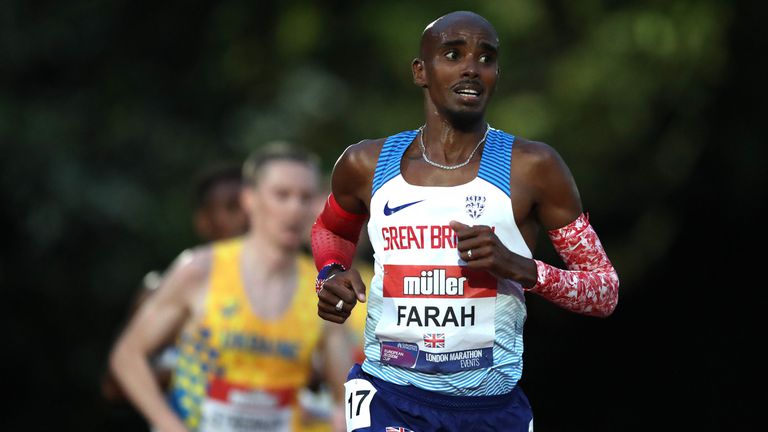 Четирикратният олимпийски шампион в бяганията на дълги разстояния Мо Фара