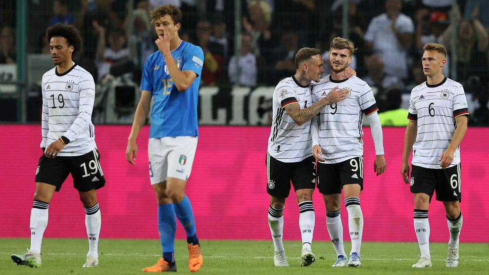Безмилостна Германия унизи европейския шампион Италия с пет гола