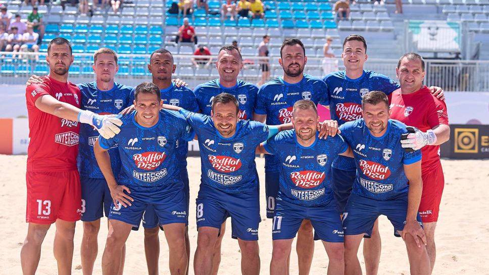 МФК Спартак завърши на 11-о място в Шампионската лига по плажен футбол