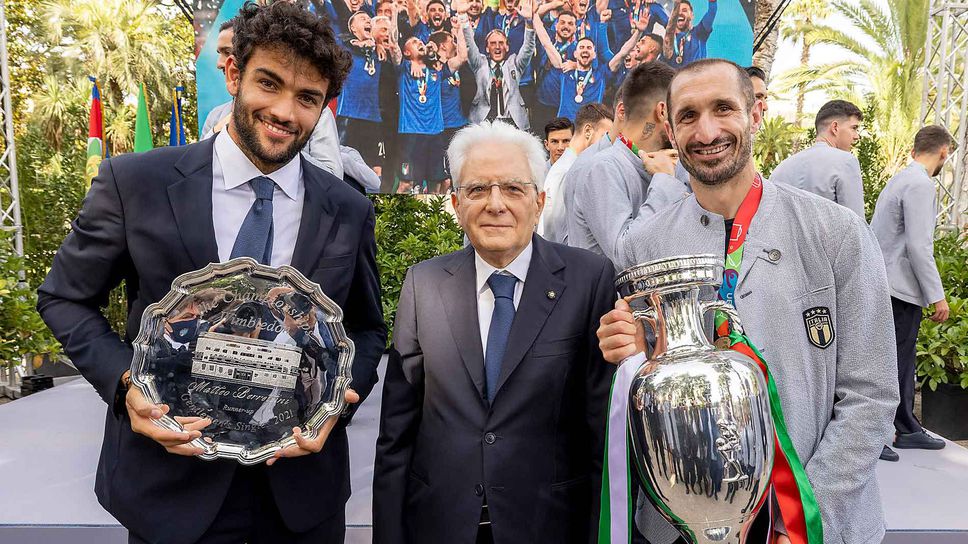 Беретини на прием при италианския президент