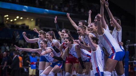  Сърбия излъга шампионките и е на полуфинал в Лигата на нациите 