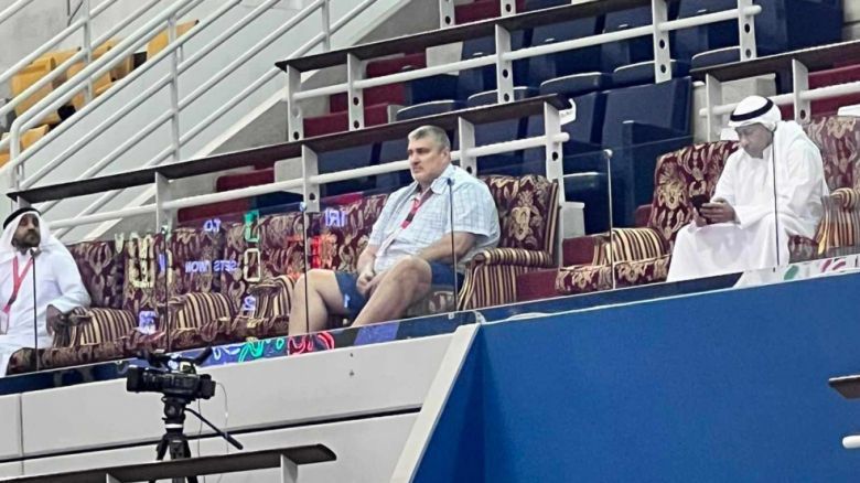 Любо Ганев подкрепя националите U21 в Бахрейн