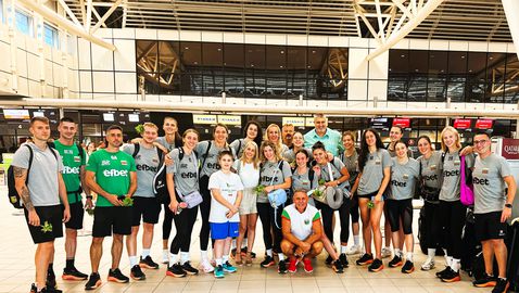  Волейболните националки отпътуваха за приятелския шампионат в Китай и Световното в Тайланд 