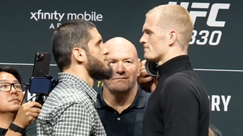Иън Мачадо Гари показа ръстово преимущество срещу Ислам Махачев преди UFC 330