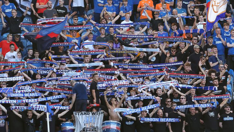 Феновете на Рейджърс планират за нарушат забрана на УЕФА по време на мача с Наполи
