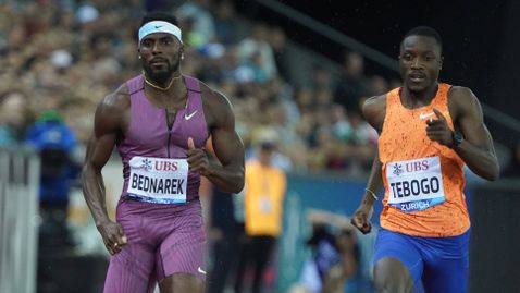 Страхотен Беднарек "отмъкна" трофея на 200 м от олимпийския шампион Тебого