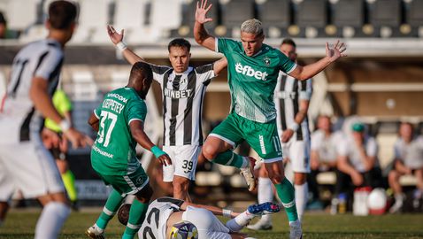 Неубедителен Лудогорец избегна загуба срещу десетима от Локомотив (Пд)