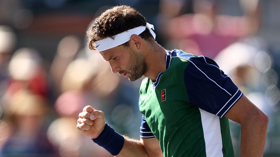 Фантастичен Григор Димитров е на полуфинал в Индиън Уелс