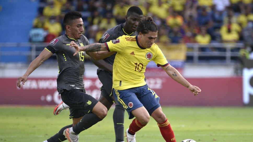 106-минутна драма без гол между Колумбия и Еквадор