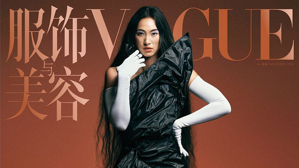 Цинвън Чжън е първият спортист на корицата на Vogue China