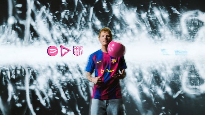 Барселона потвърди за сътрудничеството си с Ед Шийрън за Ел Класико