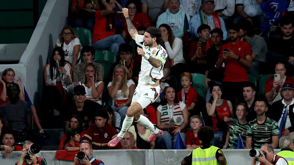 Късен гол на Собослай отложи празненствата за Роналдо и компания