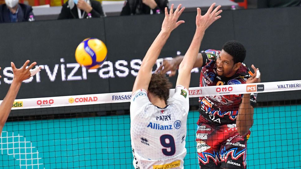 Вилфредо Леон и Перуджа с 5 от 5 в Италия