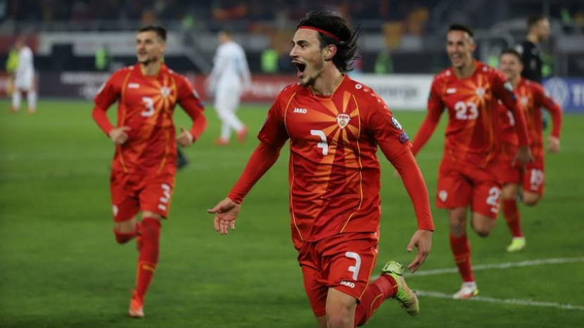 Северна Македония продължава да пише футболната си история с класиране за баражите