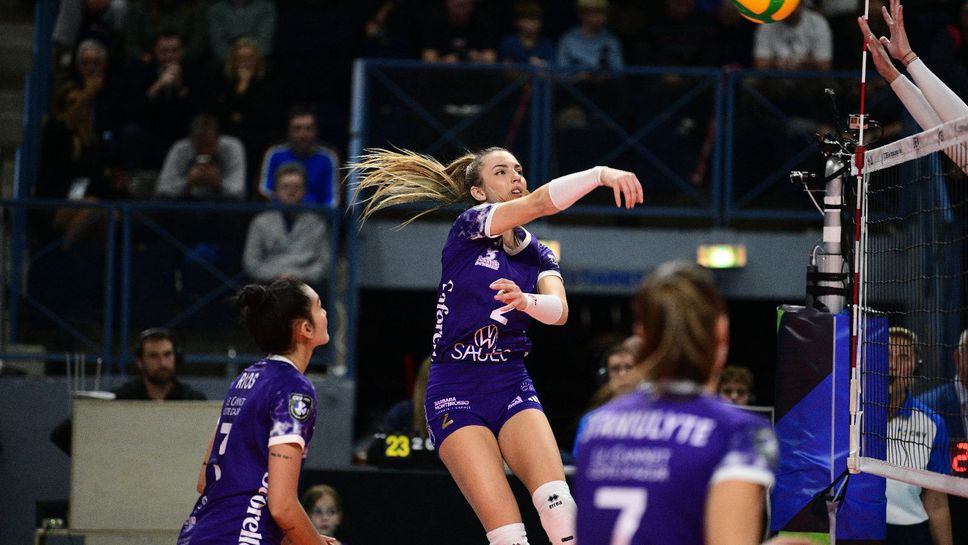 Българската волейболистка Вангелия Рачковска и отборът на Волеро Льо Кане