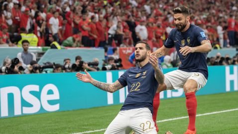  Франция съумя да прекърши фантазиите на Мароко и ще пази купата си против Аржентина 