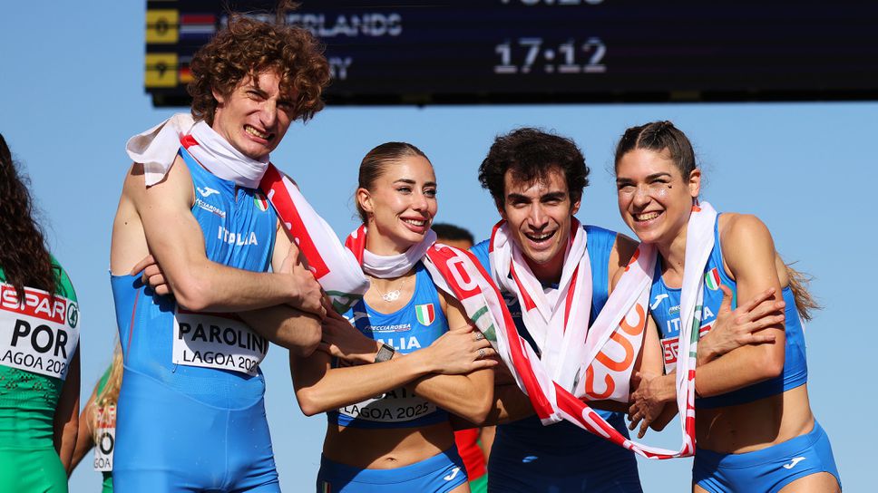 Италия защити короната си в смесената щафета с перфектно проведено