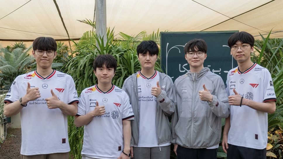 Отборът на T1 воден от легендата Лий Faker Санг хьок