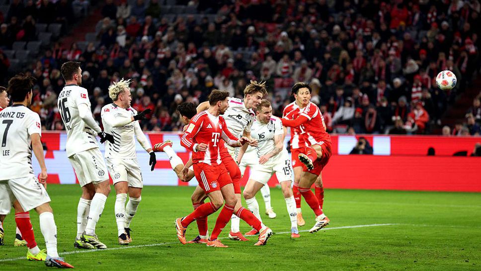 Байерн 1:1 Майнц, начало на втората част