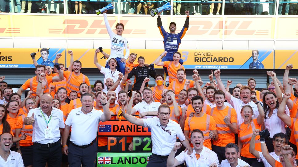 В Макларън определиха сезон 2021 като „успешен“, въпреки загубата от Ферари