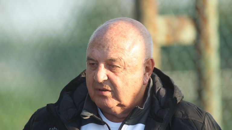 Президентът на Славия Венцеслав Стефанов и оперативният директор на ЦСКА