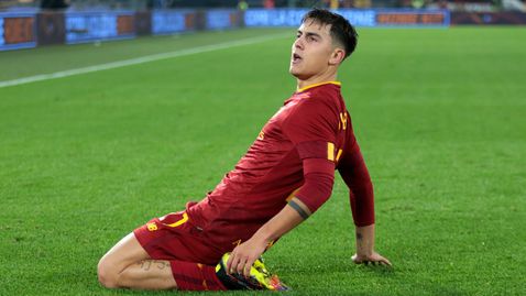  Дибала изкова успеха за Рома против десетима от Фиорентина 