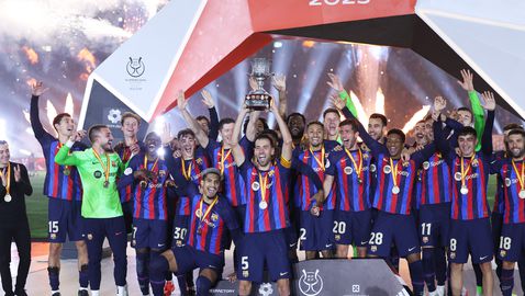 Барселона смачка Реал Мадрид за първия си трофей след Меси