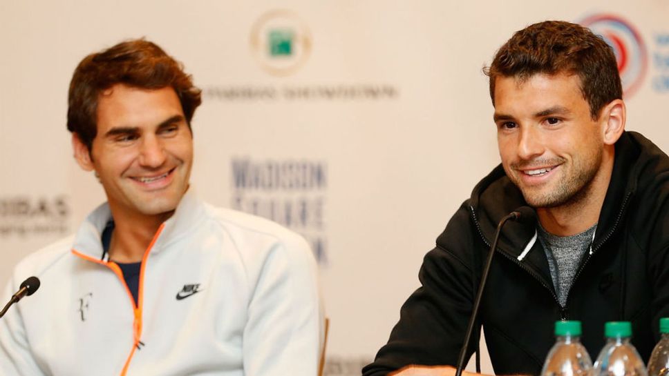 Роджър Федерер разкри че Григор Димитров му е помогнал да