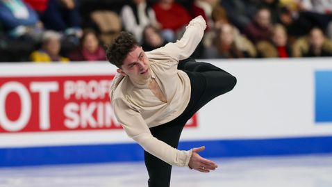 Александър Златков остана предпоследен в кратката програма на Европейското