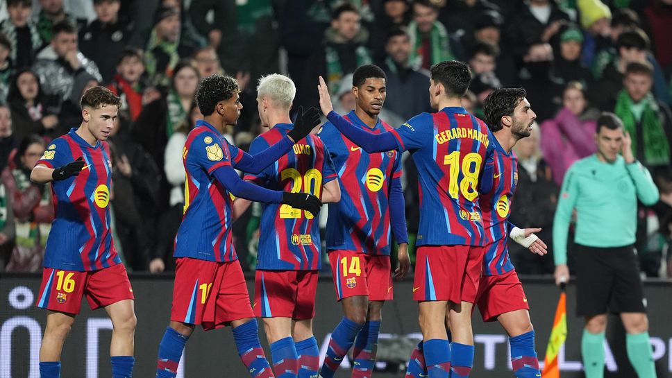 Сантандер 0:1 Барселона, 5 минути добавено време