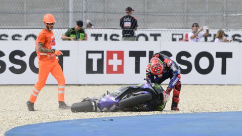 MotoGP с нови правила за връщане на пистата след падане