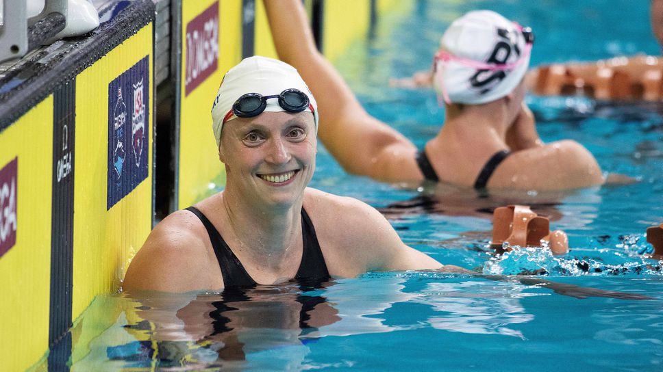 Деветкратната олимпийска шампионка по плуване Кейти Ледецки записа второто най