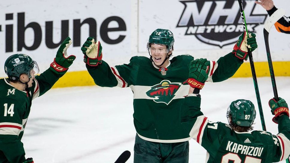 20-годишен дебютант с първи хеттрик донесе победата на Минесота над Детройт