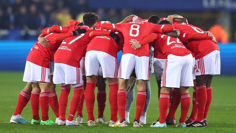 Отборите на Брюж и Бенфика играят при резултат 0 0 в