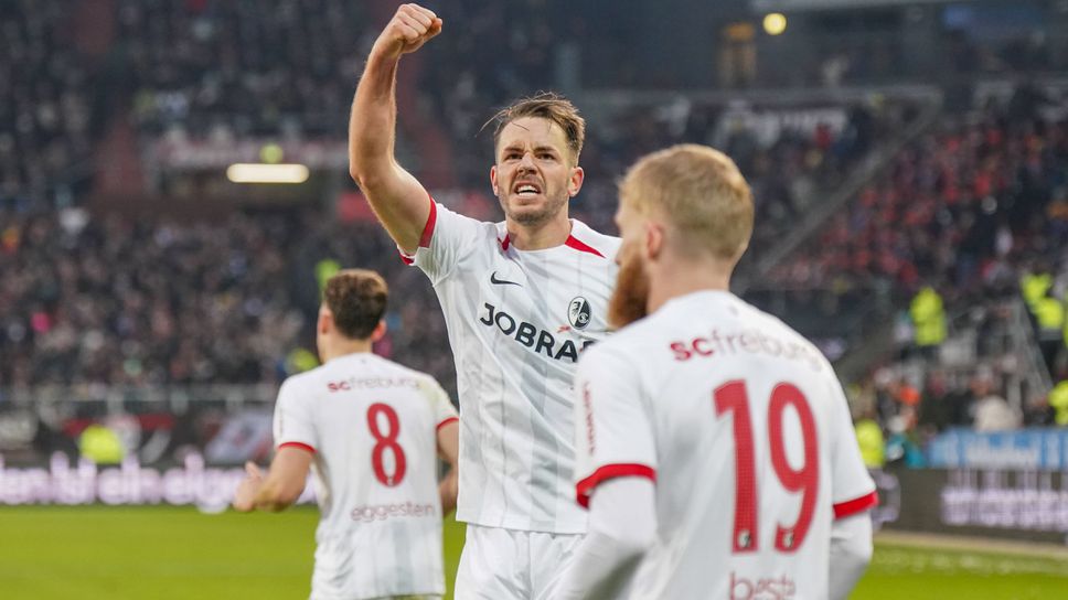 Късен автогол донесе трета поредна победа за Фрайбург и съвсем доближи тима до топ 4