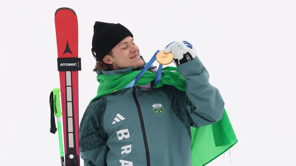 Президентът на Бразилия Луиз Инасио Лула да Силва поздрави скиора