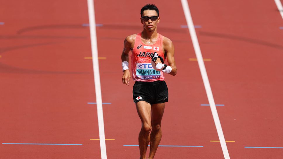 Японецът Тошиказу Яманиши постави рекорд на полумаратона по ходене в
