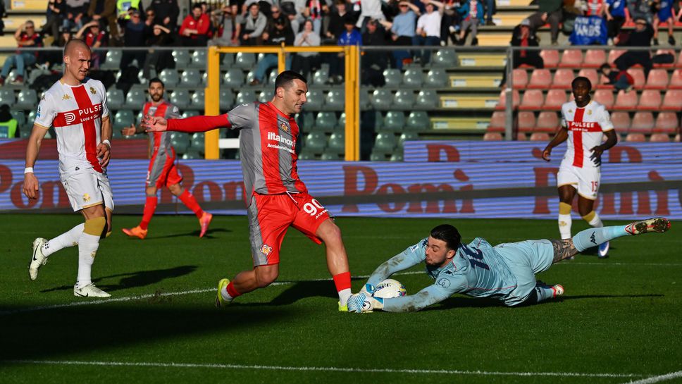 Отборите на Кремонезе и Дженоа завършиха наравно 0 0 на
