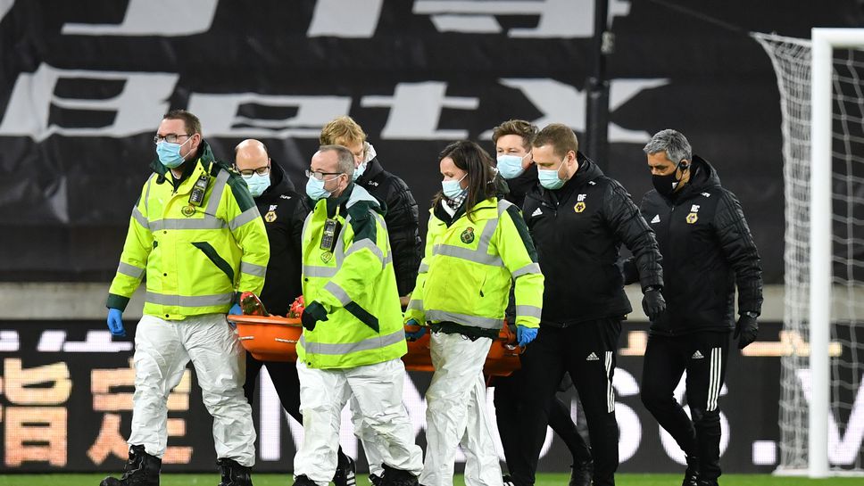 Ужасяваща контузия за Руи Патрисио в мача с Ливърпул